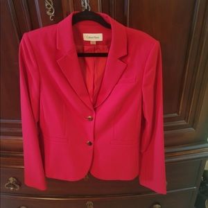 Calvin Klein Red Blazer